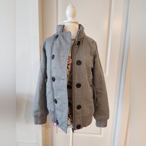 Grey bomber jacket